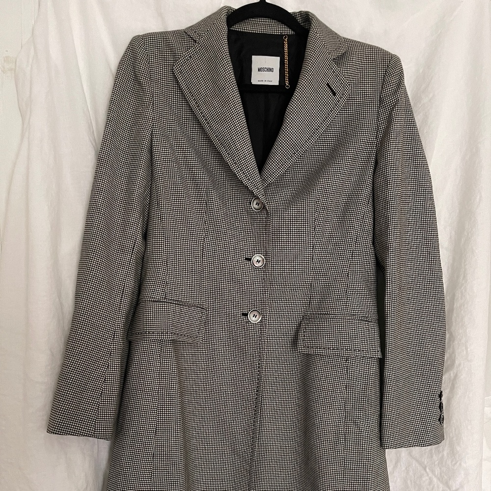 Moschino Long Wool Jacket